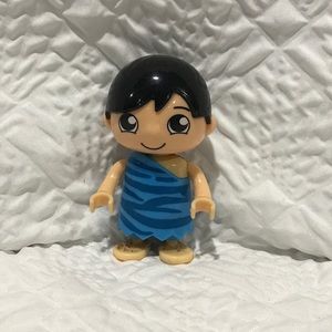 Ryan's World Action Figure Cave Man Blue Robe 3" Bonkers Toy